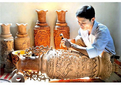 Sản phẩm làng nghề gỗ Vân Hà “cất cánh” nhờ tham gia Chương trình OCOP