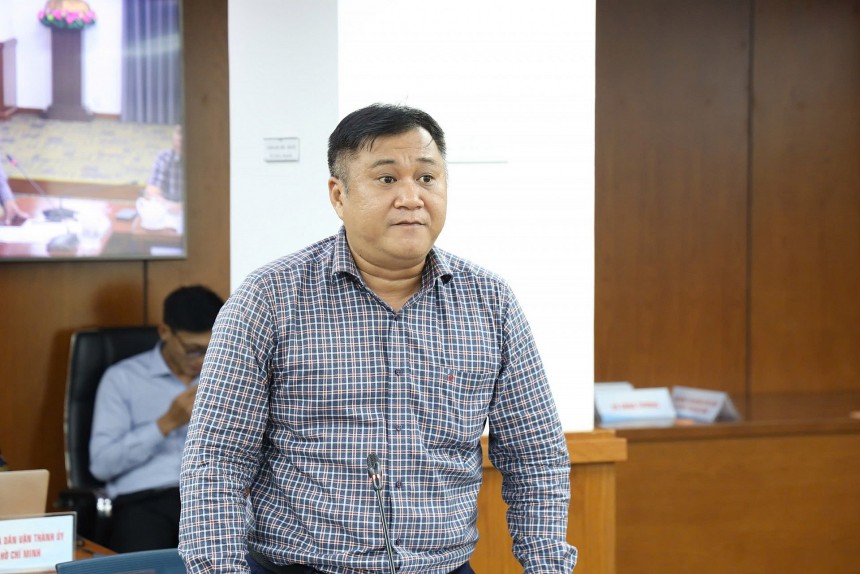  Ông Giang Ngọc Luân, Phó Chi cục trưởng Chi cục kinh tế hợp tác, Sở Nông nghiệp và Môi trường TP. HCM chia sẻ định hướng phát triển chương trình OCOP