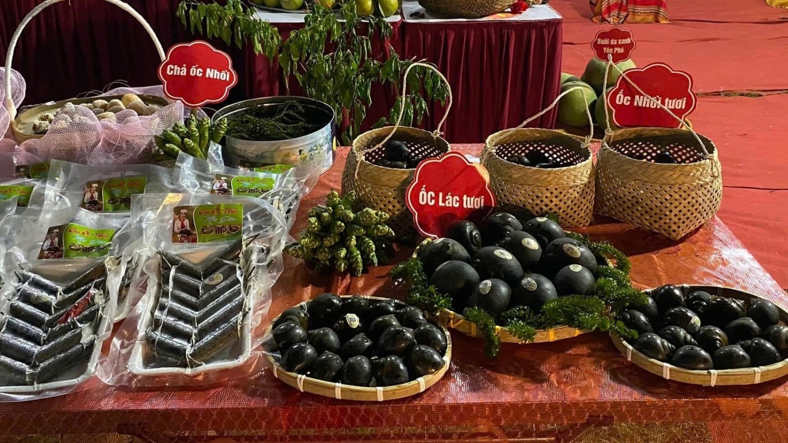 Chả ốc nhồi Mơ Đức - thức quà mới của núi rừng xứ Mường