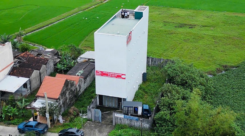Nhà nuôi chim yến của Công ty TNHH XNK Yến sào Cù Lao Ré