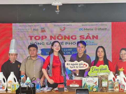 Livestream đưa đặc sản OCOP Thái Nguyên về phố